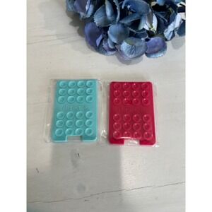 TikTok Phone Grip‎ & card Holder Suction Mount Car Desk Pink Blue